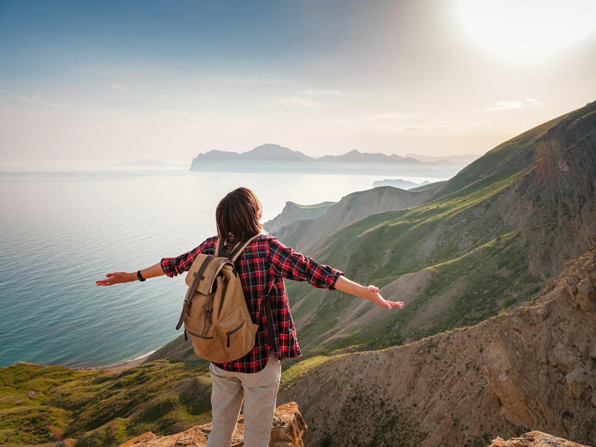 Mountain and coastal travel, freedom and an active lifestyle